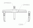 EXTRACTOR FORZA SERIE 2400 DE 2 PATAS